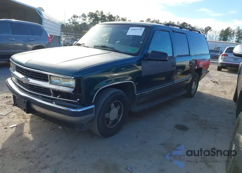 1999 Chevrolet Suburban 1500 Lt из США, поврежденный, VIN 3GNEC16R7XG263706